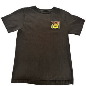 VANS Off The Wall Tee Discontinued Tropical Checkers Print